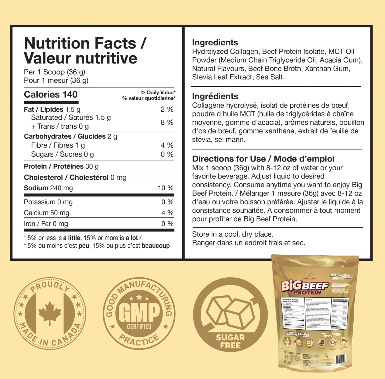 Big Beef Protein Confident